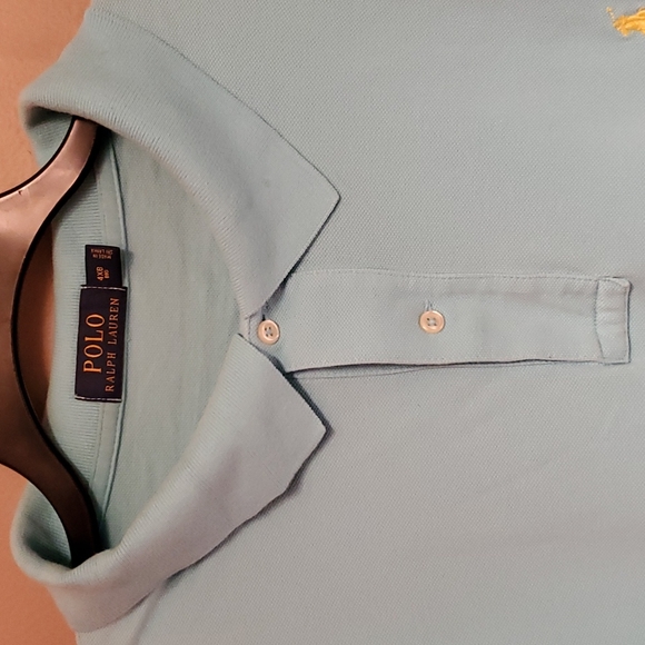 4XB Blue Polo shirt - Picture 4 of 5